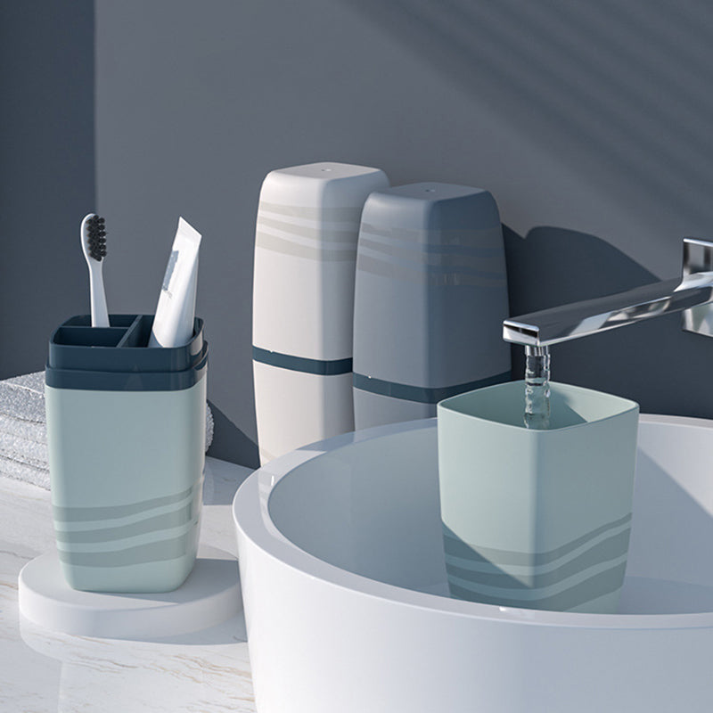 Portable Travel Toothbrush Case and Cup for Couples