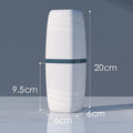 Portable Travel Toothbrush Case and Cup for Couples