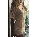 Knitted Women's Swimsuit Bikini Coverall One-Piece
